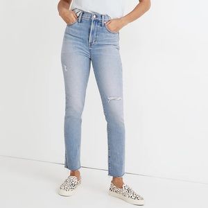 Madewell Tall Perfect Vintage Jean in Coffey Wash: Worn-In Edition, size 27 tall